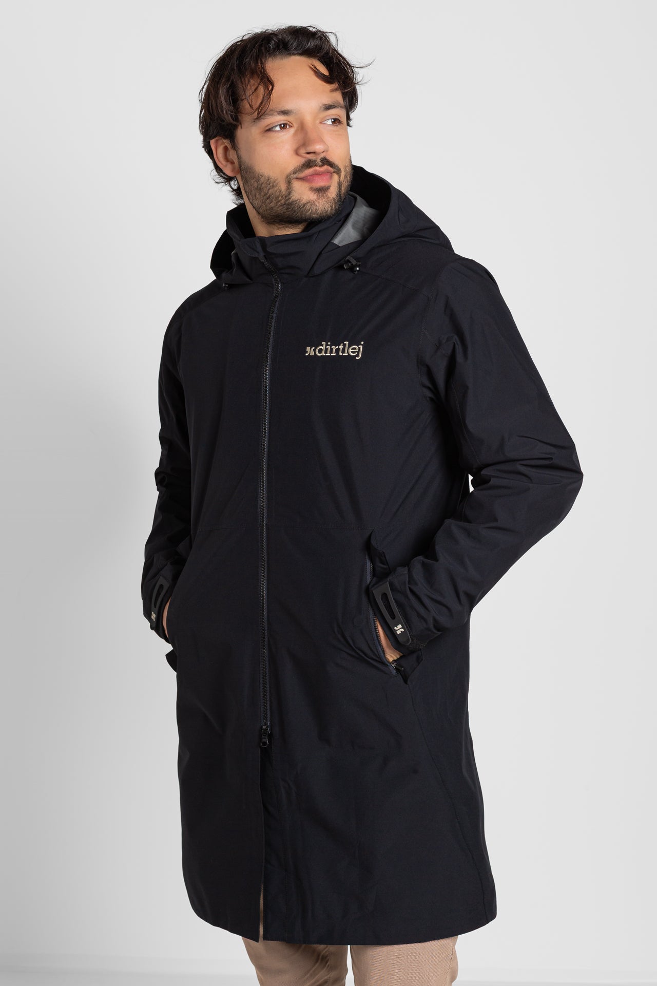 weathershield rain coat black