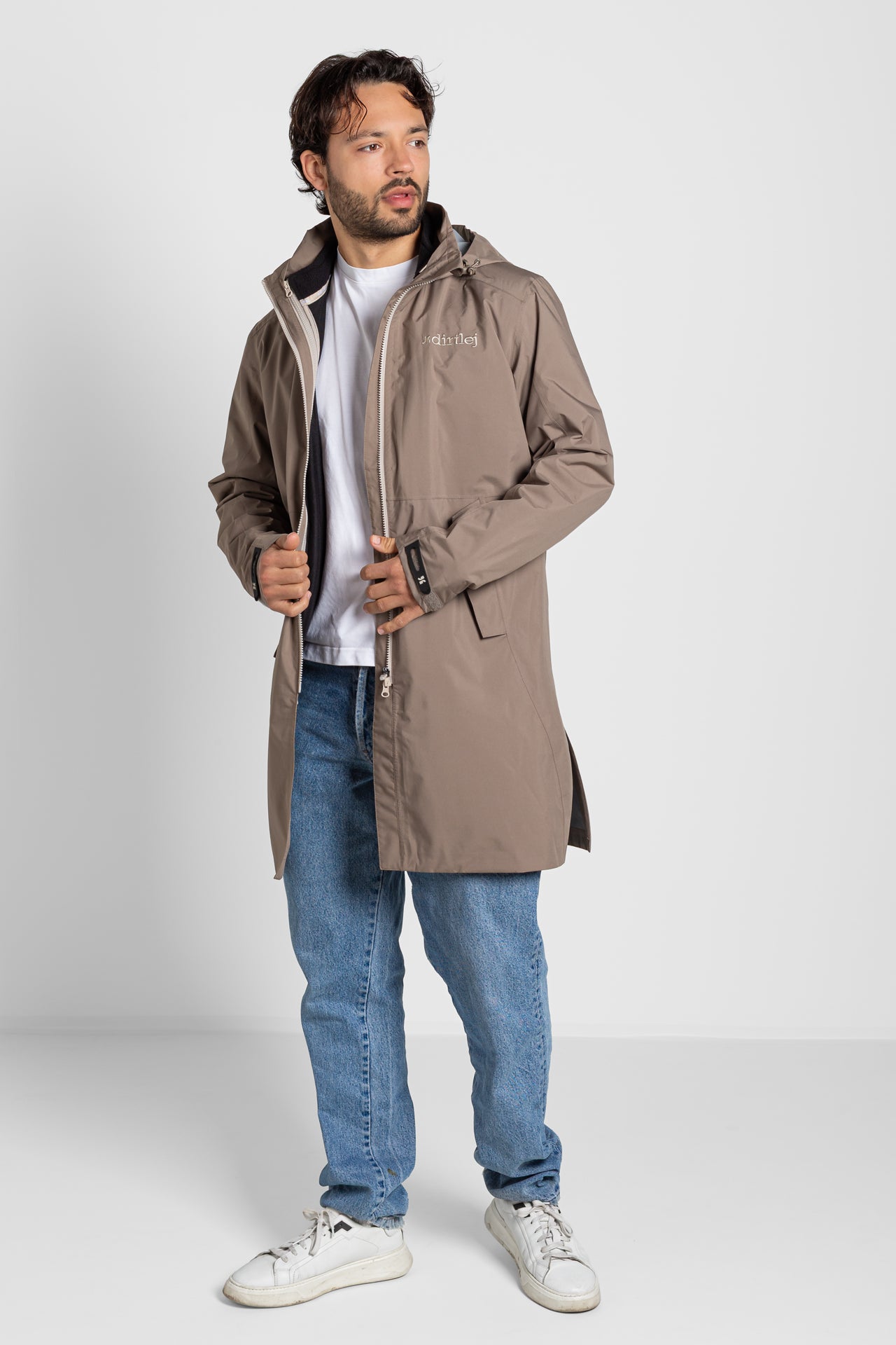 weathershield rain coat dark dust