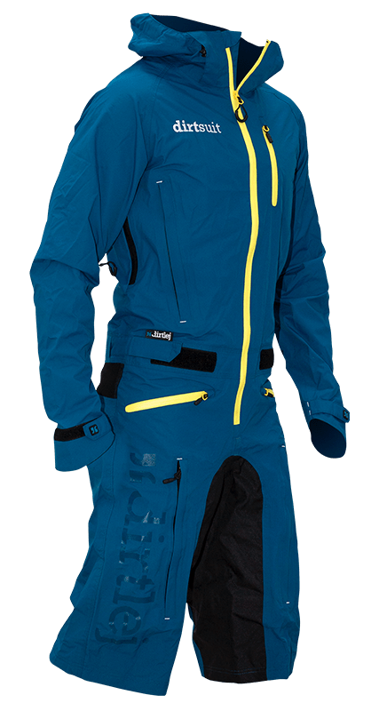 dirtlej dirtsuit Classic Edition Blue Green der Dreckwetteranzug für alle Biker im Park Homezone oder Trail 2020