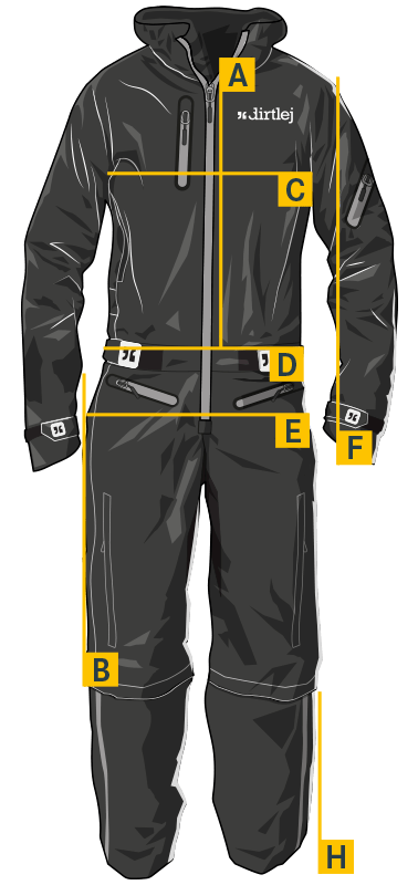 dirtlej dirtsuit core edition measurements