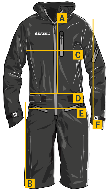 dirtlej dirtsuit pro edition measurements